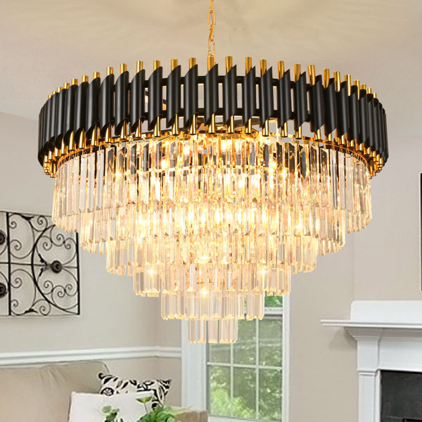Mercer41 Melar 17 Light Dimmable Tiered Chandelier & Reviews